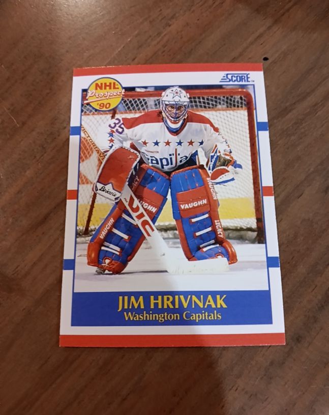 1990 Score #386 Jim Hrivnak — front