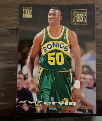 1993-94 Topps Stadium Club #341 Ervin Johnson — front