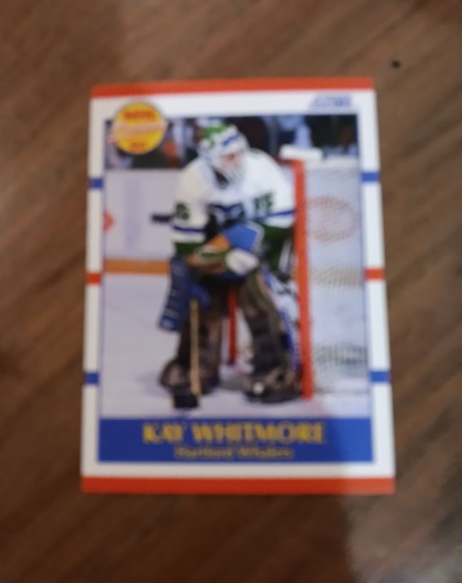 1991 Topps Bowman #3 Kay Whitmore Hartford Whalers — front