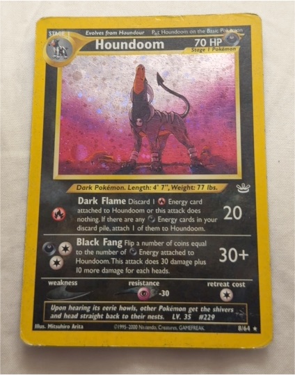 2000 Neo Revelation #8 Houndoom — front