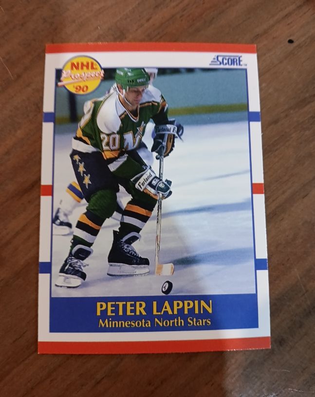 1990-91 Score #403 Peter Lappin — front