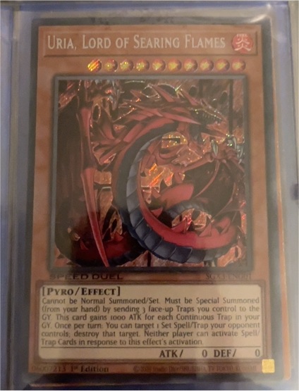 Yu-Gi-Oh! CT03-EN005 Uria, Lord of Searing Flames — front