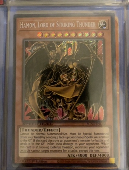 2006 Yu-Gi-Oh! CT03-EN006 Hamon, Lord of Striking Thunder — front