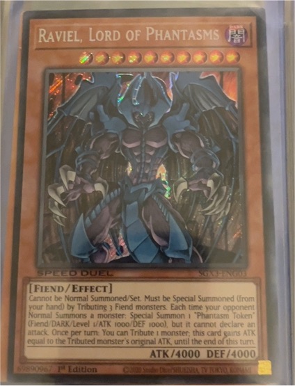 2021 Yu-Gi-Oh! SGX3-ENG03 Raviel, Lord of Phantasms — front