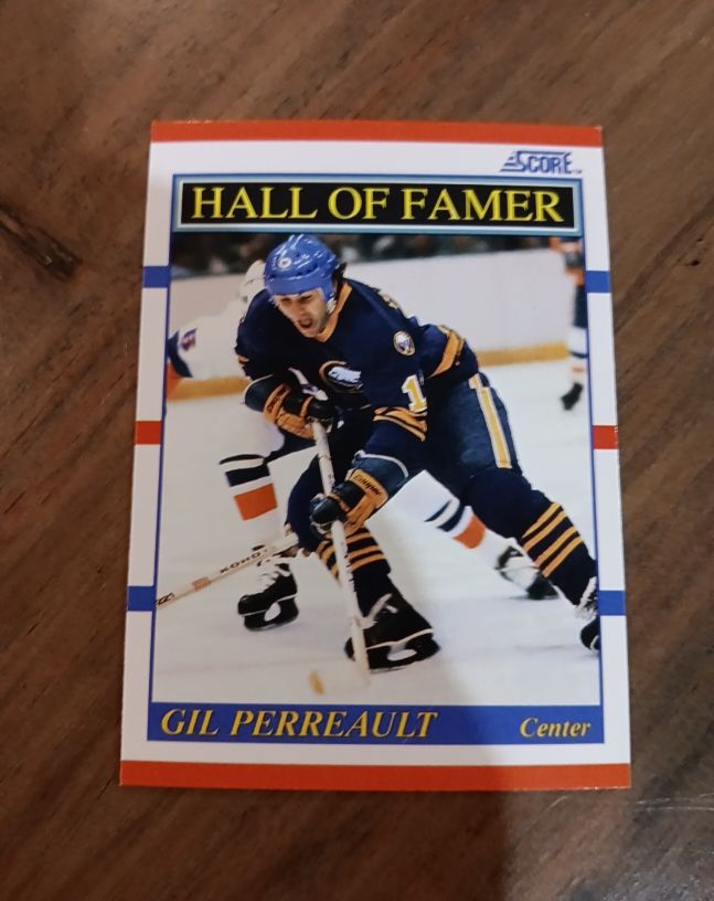 1990-91 Score #355 Gil Perreault Hall of Famer — front