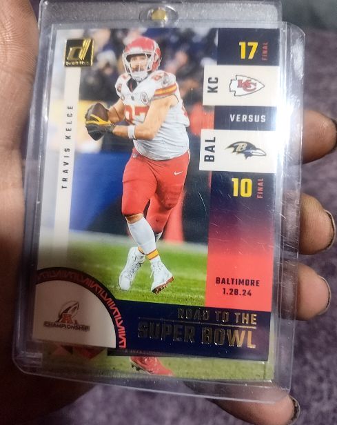 2024 Donruss #SBCC1 Travis Kelce Road to the Super Bowl — front