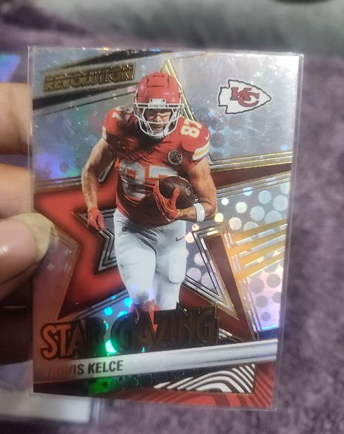2025 Panini Revolution #18 Star Gazing Travis Kelce Kansas City Chiefs — front