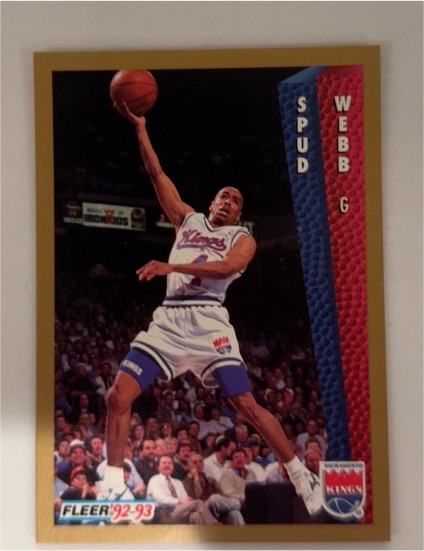 1992-93 Fleer #200 Spud Webb — front