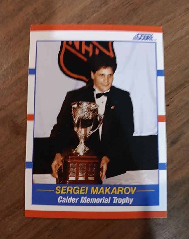 1990 Score #362 Sergei Makarov Calder Memorial Trophy — front