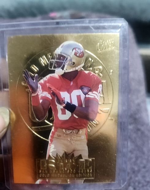1995 Fleer Ultra #301 Jerry Rice Gold Medallion — front
