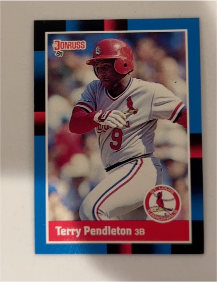 1988 Donruss #454 Terry Pendleton St. Louis Cardinals — front