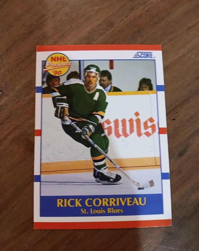 1990-91 Score #396 Rick Corriveau — front