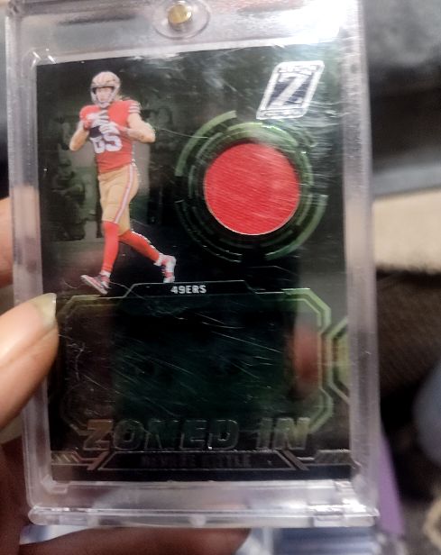 2024 Panini Zenith #ZI-GKE George Kittle Zoned In — front