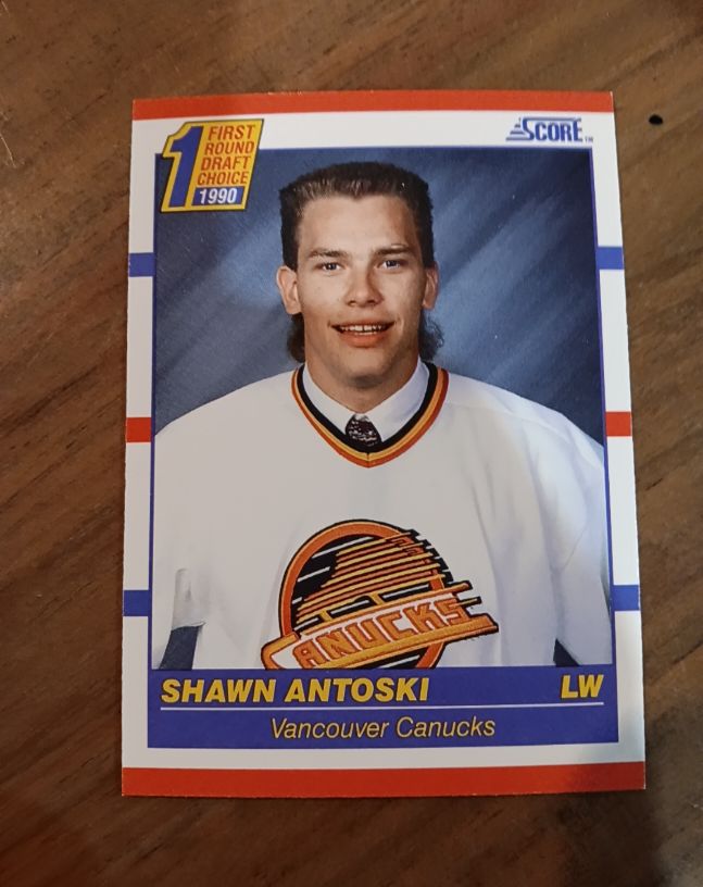 1990 Score #429 Shawn Antoski — front