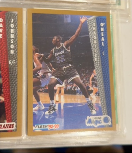 1992-93 Fleer #401 Shaquille O'Neal Rookie — front