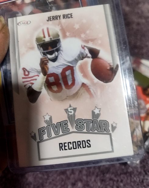 2023 Sage Five Star Records #FS-4 Jerry Rice — front