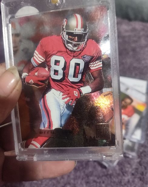 1995 Fleer Metal #174 Jerry Rice — front