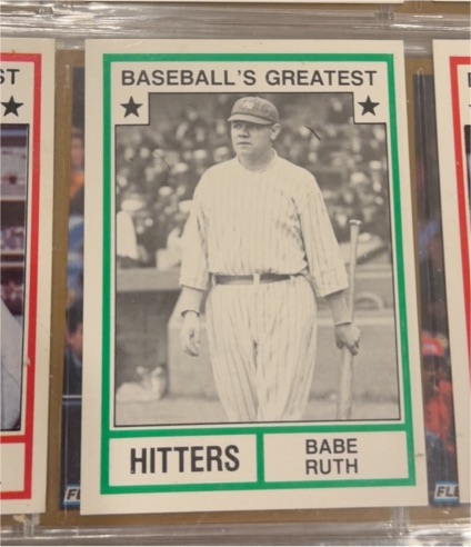 1982 TCMA Baseball's Greatest Hitters #19 Babe Ruth — front