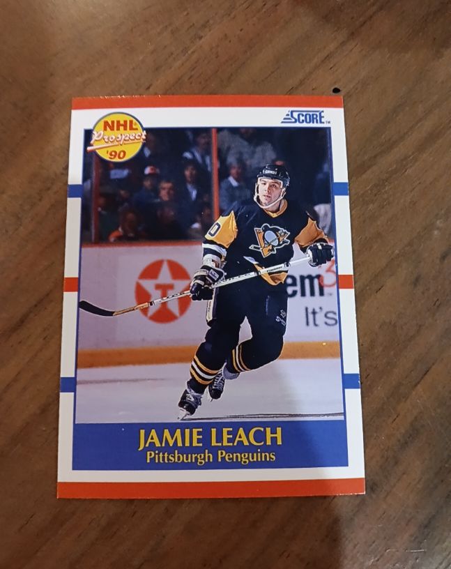 1990 Score #420 Jamie Leach — front