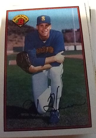 1989 Bowman #206 Erik Hanson — front