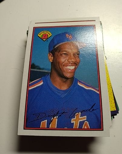 1989 Bowman #376 Dwight Gooden — front