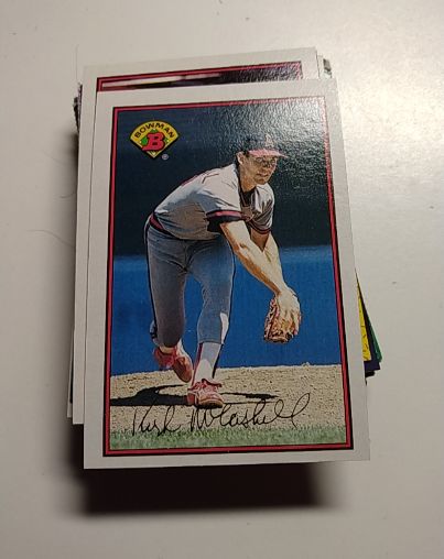 1989 Bowman #38 Kirk McCaskill — front