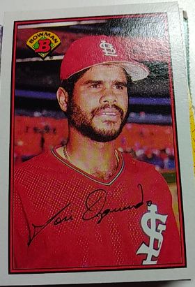 1989 Bowman #438 Jose Oquendo — front