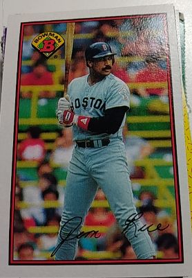 1989 Bowman #33 Jim Rice — front