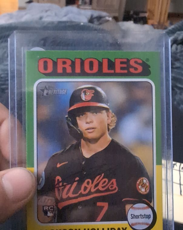 2024 Topps Heritage High Number #692 Jackson Holliday — front
