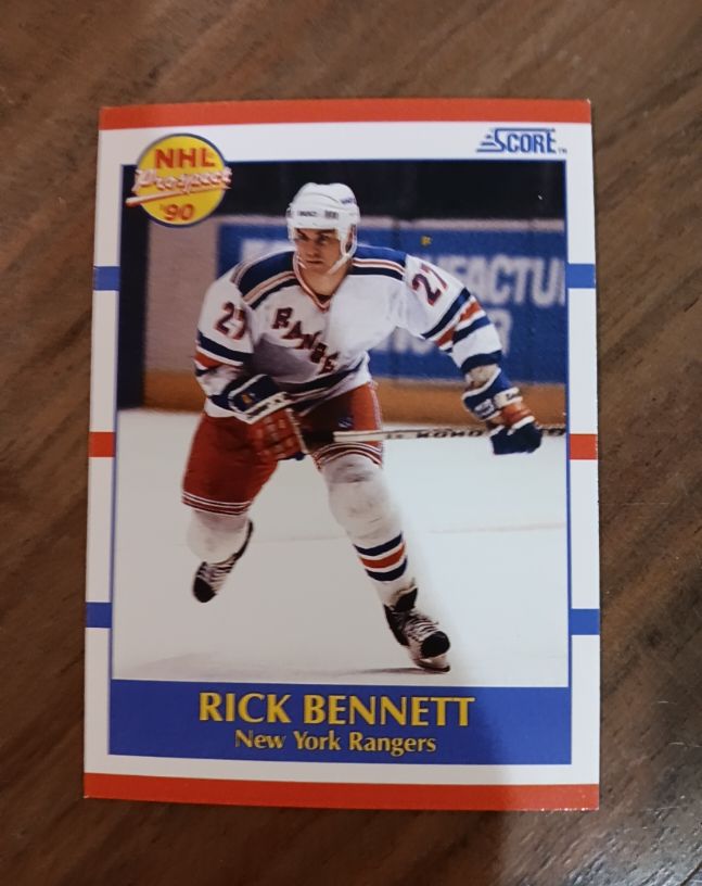 1990-91 Score #400 Rick Bennett — front