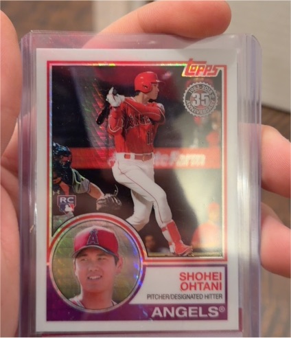 2018 Topps Update #145 Shohei Ohtani Silver Pack Rookie — front