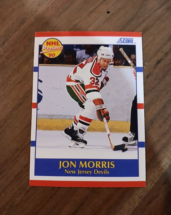 1990 Score #401 Jon Morris — front
