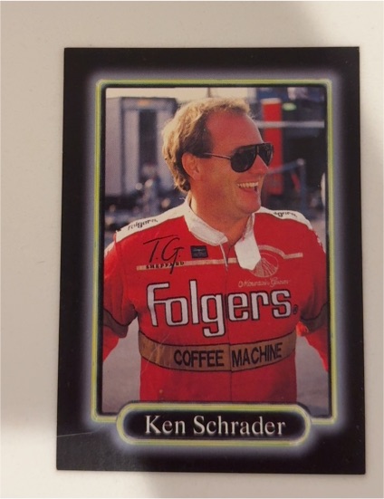 1990 Maxx #25 Ken Schrader — front