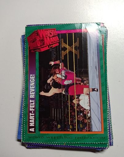 1991 WWF Magazine Cards #180 Bret Hart - A Hart-Felt Revenge — front