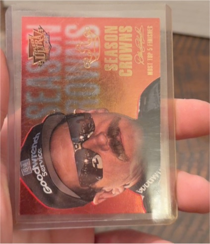 1996 Fleer Ultra NASCAR Season Crowns #5 Dale Earnhardt — front