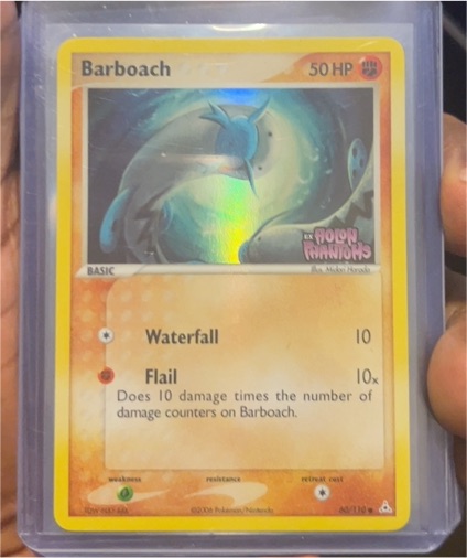 2006 Pokémon EX Holon Phantoms #60 Barboach — front