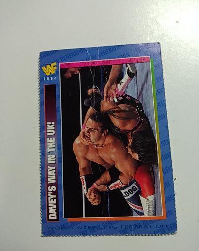 1997 WWF Magazine #95 Davey's Way in the UK! — front