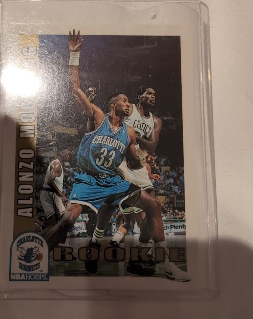 1992-93 NBA Hoops #361 Alonzo Mourning — front