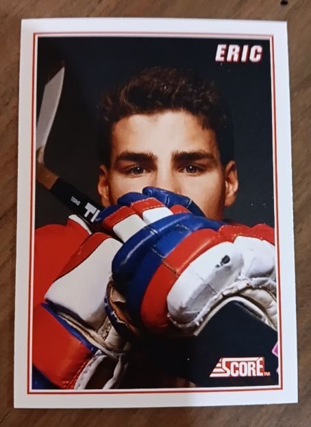 1990-91 Score #B4 Eric Lindros — front