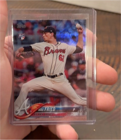 2018 Topps Chrome #66 Max Fried — front