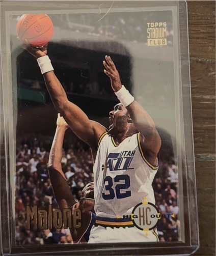 1993-94 Topps Stadium Club High Court #174 Karl Malone — front