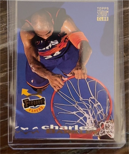 1993-94 Topps Stadium Club #188 Charles Barkley Frequent Flyers — front