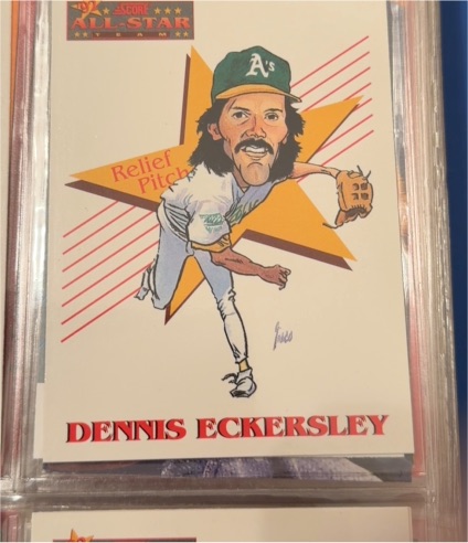1993 Score #509 Dennis Eckersley — front