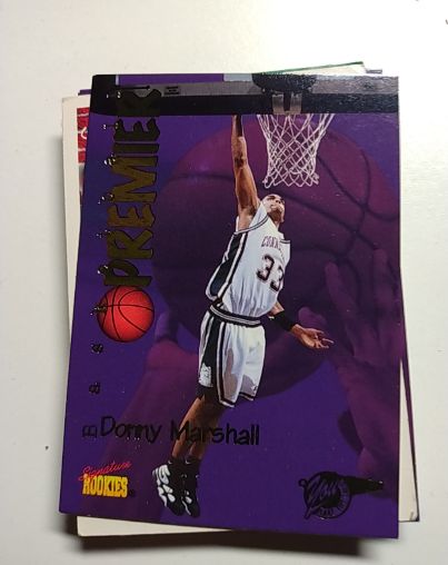 1996 Signature Rookies Premier #63 Donny Marshall — front