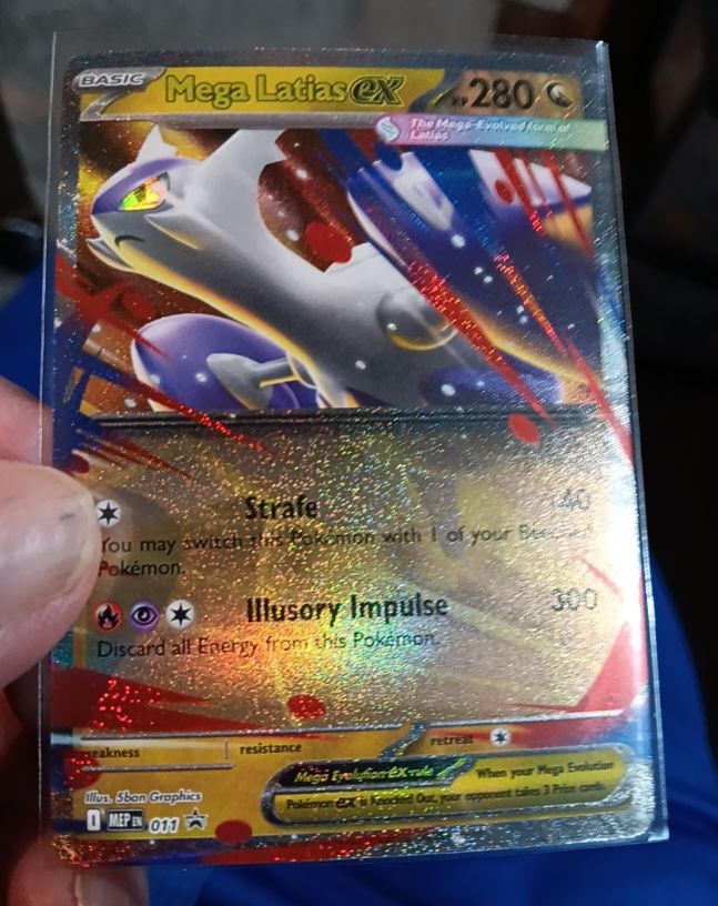 Mega Latias ex 011 Black Star Promo — front