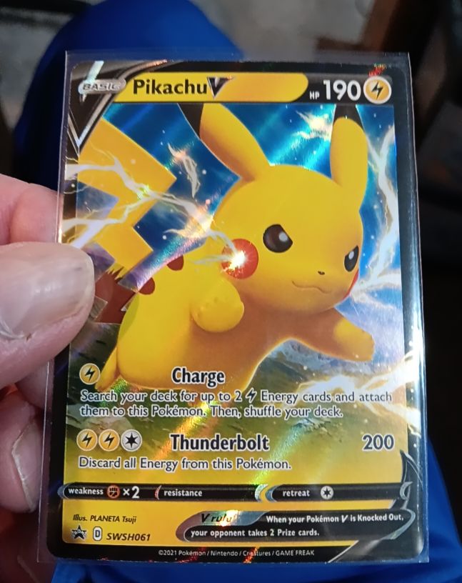 2021 Pokémon TCG SWSH061 Pikachu V — front
