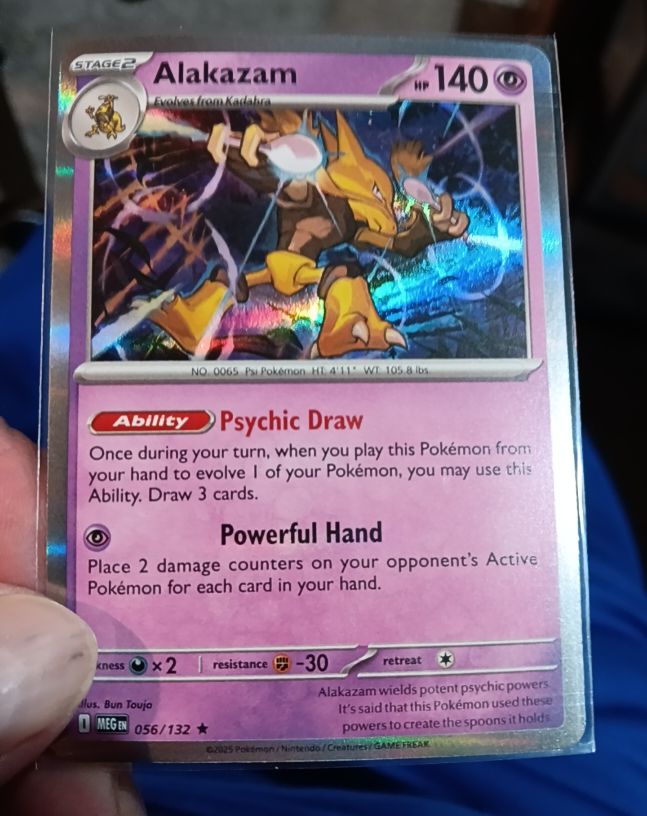 2025 Pokémon TCG MEG #056 Alakazam — front