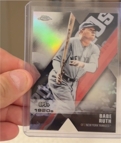 2020 Topps Chrome Decade of Dominance Die-Cut #DOD-15 Babe Ruth — front