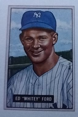 1989 Bowman #1 Ed Whitey Ford 1951 Reprint — front