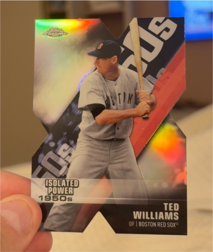 2020 Topps Chrome Decade of Dominance Die Cut #DOD-5 Ted Williams — front